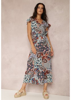 Niebieska Sukienka Hesena ze sklepu Renee odzież w kategorii Sukienki - zdjęcie 157063113