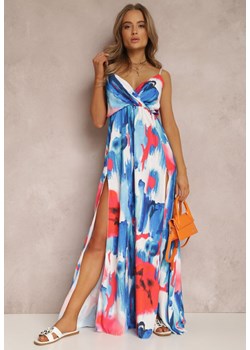 Niebieska Sukienka Agastis ze sklepu Renee odzież w kategorii Sukienki - zdjęcie 157063680