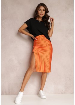 Pomarańczowa Spódnica Tymysus ze sklepu Renee odzież w kategorii Spódnice - zdjęcie 157063760