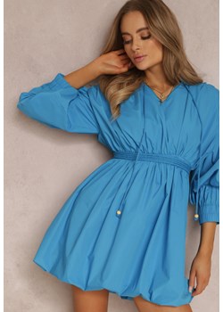 Niebieska Sukienka Appomene ze sklepu Renee odzież w kategorii Sukienki - zdjęcie 157064200