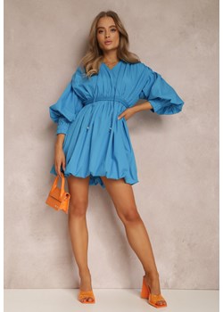 Niebieska Sukienka Appomene ze sklepu Renee odzież w kategorii Sukienki - zdjęcie 157064202