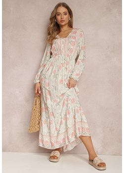 Miętowa Sukienka Hyrope ze sklepu Renee odzież w kategorii Sukienki - zdjęcie 157064533