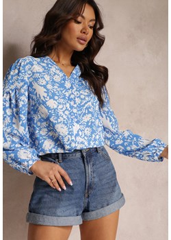 Niebieska Koszula Egathe ze sklepu Renee odzież w kategorii Koszule damskie - zdjęcie 157064572