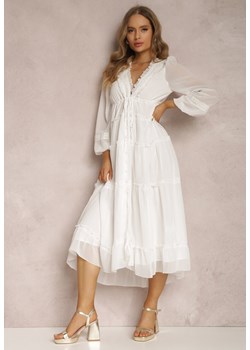 Biała Sukienka Endeina ze sklepu Renee odzież w kategorii Sukienki - zdjęcie 157064851