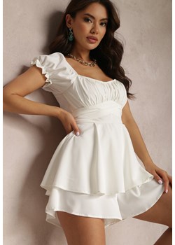 Biały Kombinezon Astinca ze sklepu Renee odzież w kategorii Kombinezony damskie - zdjęcie 157064864