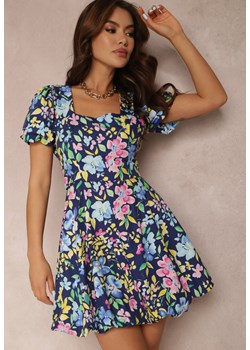 Granatowa Sukienka Amarhoreia ze sklepu Renee odzież w kategorii Sukienki - zdjęcie 157065130