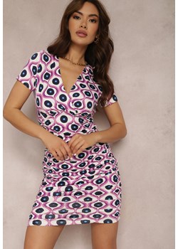 Fioletowa Sukienka Klymosa ze sklepu Renee odzież w kategorii Sukienki - zdjęcie 157065410