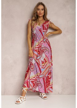 Bordowa Sukienka Dianano ze sklepu Renee odzież w kategorii Sukienki - zdjęcie 157065640