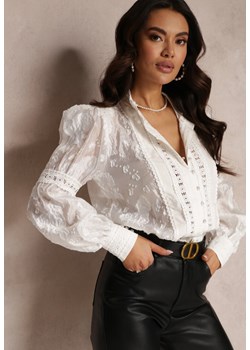 Biała Koszula Kalladia ze sklepu Renee odzież w kategorii Koszule damskie - zdjęcie 157066024