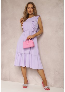 Fioletowa Sukienka Philonia ze sklepu Renee odzież w kategorii Sukienki - zdjęcie 157066562