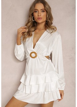 Biała Sukienka Sophiera ze sklepu Renee odzież w kategorii Sukienki - zdjęcie 157066651