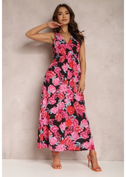 Różowo-Czarna Sukienka Telepharpia ze sklepu Renee odzież w kategorii Sukienki - zdjęcie 157066811
