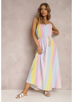 Różowa Sukienka Thalanassa ze sklepu Renee odzież w kategorii Sukienki - zdjęcie 157067392