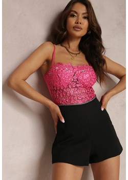 Czarne Szorty Melilla ze sklepu Renee odzież w kategorii Szorty - zdjęcie 157067702