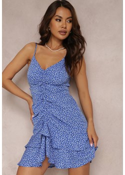 Niebieska Sukienka Helopis ze sklepu Renee odzież w kategorii Sukienki - zdjęcie 157067753