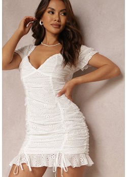 Biała Sukienka Mellehe ze sklepu Renee odzież w kategorii Sukienki - zdjęcie 157067983
