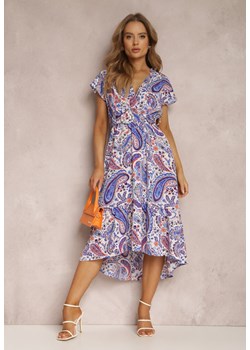 Fioletowa Sukienka z Paskiem Sofenope ze sklepu Renee odzież w kategorii Sukienki - zdjęcie 157068123