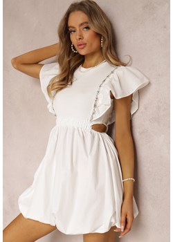 Biała Sukienka Naeseris ze sklepu Renee odzież w kategorii Sukienki - zdjęcie 157068223