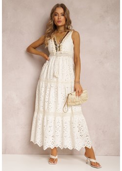 Jasnobeżowa Sukienka Perania ze sklepu Renee odzież w kategorii Sukienki - zdjęcie 157068273