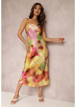 Żółta Sukienka Iphena ze sklepu Renee odzież w kategorii Sukienki - zdjęcie 157068382