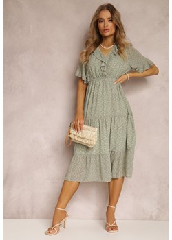 Jasnozielona Sukienka Koe ze sklepu Renee odzież w kategorii Sukienki - zdjęcie 157068432