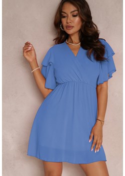 Niebieska Sukienka Nemele ze sklepu Renee odzież w kategorii Sukienki - zdjęcie 157068772
