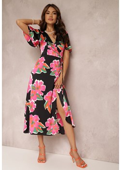 Czarno-Różowa Sukienka Artassa ze sklepu Renee odzież w kategorii Sukienki - zdjęcie 157069032