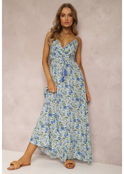 Niebieska Sukienka Auxeris ze sklepu Renee odzież w kategorii Sukienki - zdjęcie 157069181