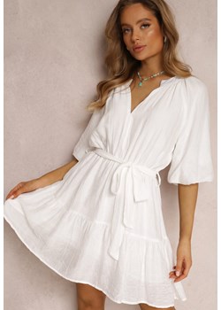 Biała Sukienka Kharon ze sklepu Renee odzież w kategorii Sukienki - zdjęcie 157069331