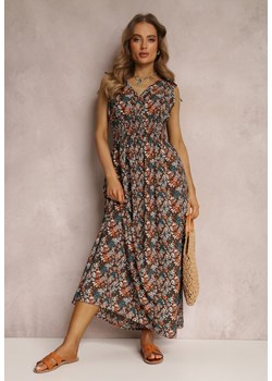 Brązowa Sukienka Lilina ze sklepu Renee odzież w kategorii Sukienki - zdjęcie 157069351
