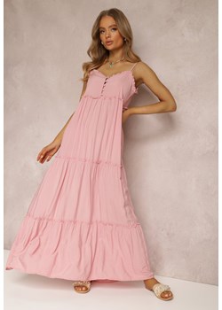 Różowa Sukienka Pherina ze sklepu Renee odzież w kategorii Sukienki - zdjęcie 157069561