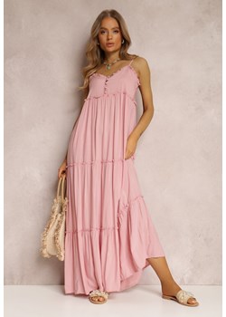 Różowa Sukienka Pherina ze sklepu Renee odzież w kategorii Sukienki - zdjęcie 157069562