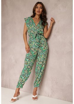 Zielony Kombinezon Theophinca ze sklepu Renee odzież w kategorii Kombinezony damskie - zdjęcie 157069631