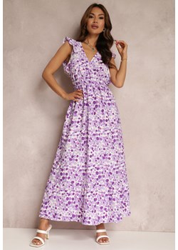 Fioletowa Sukienka Kassele ze sklepu Renee odzież w kategorii Sukienki - zdjęcie 157069711
