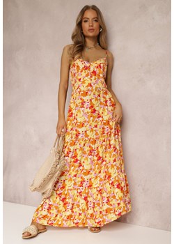 Żółta Sukienka Calialla ze sklepu Renee odzież w kategorii Sukienki - zdjęcie 157069741