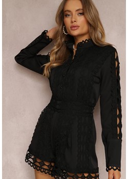 Czarny Kombinezon Edouard ze sklepu Renee odzież w kategorii Kombinezony damskie - zdjęcie 157069914