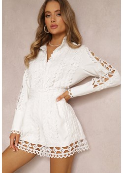 Biały Kombinezon Edouard ze sklepu Renee odzież w kategorii Kombinezony damskie - zdjęcie 157069921