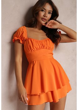 Pomarańczowy Kombinezon Astinca ze sklepu Renee odzież w kategorii Kombinezony damskie - zdjęcie 157069941