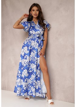 Niebieska Sukienka Lecerf ze sklepu Renee odzież w kategorii Sukienki - zdjęcie 157069981