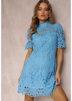 Niebieska Sukienka Aeryse ze sklepu Renee odzież w kategorii Sukienki - zdjęcie 157070733