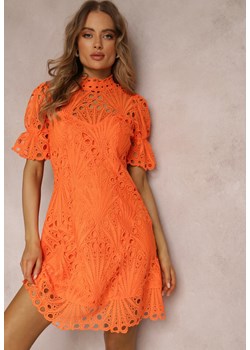 Pomarańczowa Sukienka Aeryse ze sklepu Renee odzież w kategorii Sukienki - zdjęcie 157070743