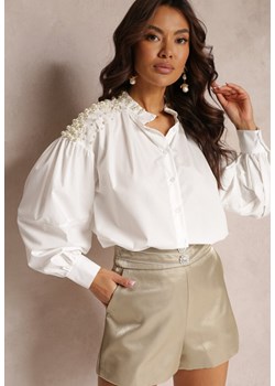 Biała Koszula Teepey ze sklepu Renee odzież w kategorii Koszule damskie - zdjęcie 157070763