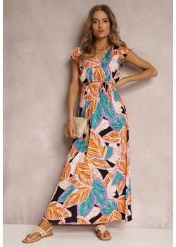 Pomarańczowa Sukienka Dilney ze sklepu Renee odzież w kategorii Sukienki - zdjęcie 157070813
