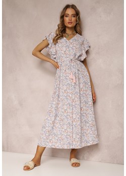 Różowo-Jasnoszara Sukienka Ceekey ze sklepu Renee odzież w kategorii Sukienki - zdjęcie 157070873