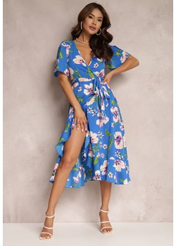 Ciemnoniebieska Sukienka Zinano ze sklepu Renee odzież w kategorii Sukienki - zdjęcie 157071073