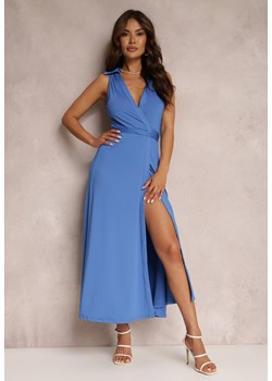 Niebieska Sukienka Crethallis ze sklepu Renee odzież w kategorii Sukienki - zdjęcie 157071123