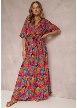 Różowa Sukienka z Wiskozy Lylian ze sklepu Renee odzież w kategorii Sukienki - zdjęcie 157071223