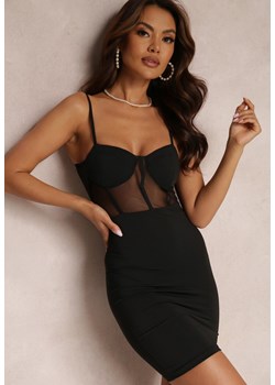 Czarna Sukienka Actinca ze sklepu Renee odzież w kategorii Sukienki - zdjęcie 157071541