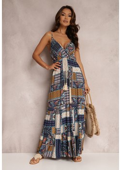 Granatowa Sukienka Grehan ze sklepu Renee odzież w kategorii Sukienki - zdjęcie 157071601