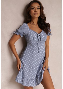 Niebieska Sukienka Síofra ze sklepu Renee odzież w kategorii Sukienki - zdjęcie 157071681